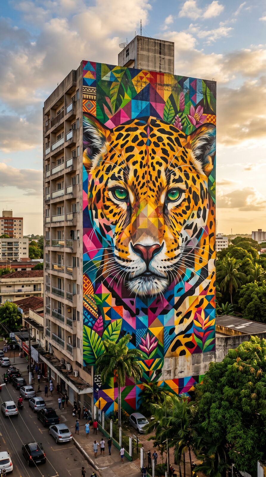 Mural Kobra Onça-pintada do Tumucumaque
