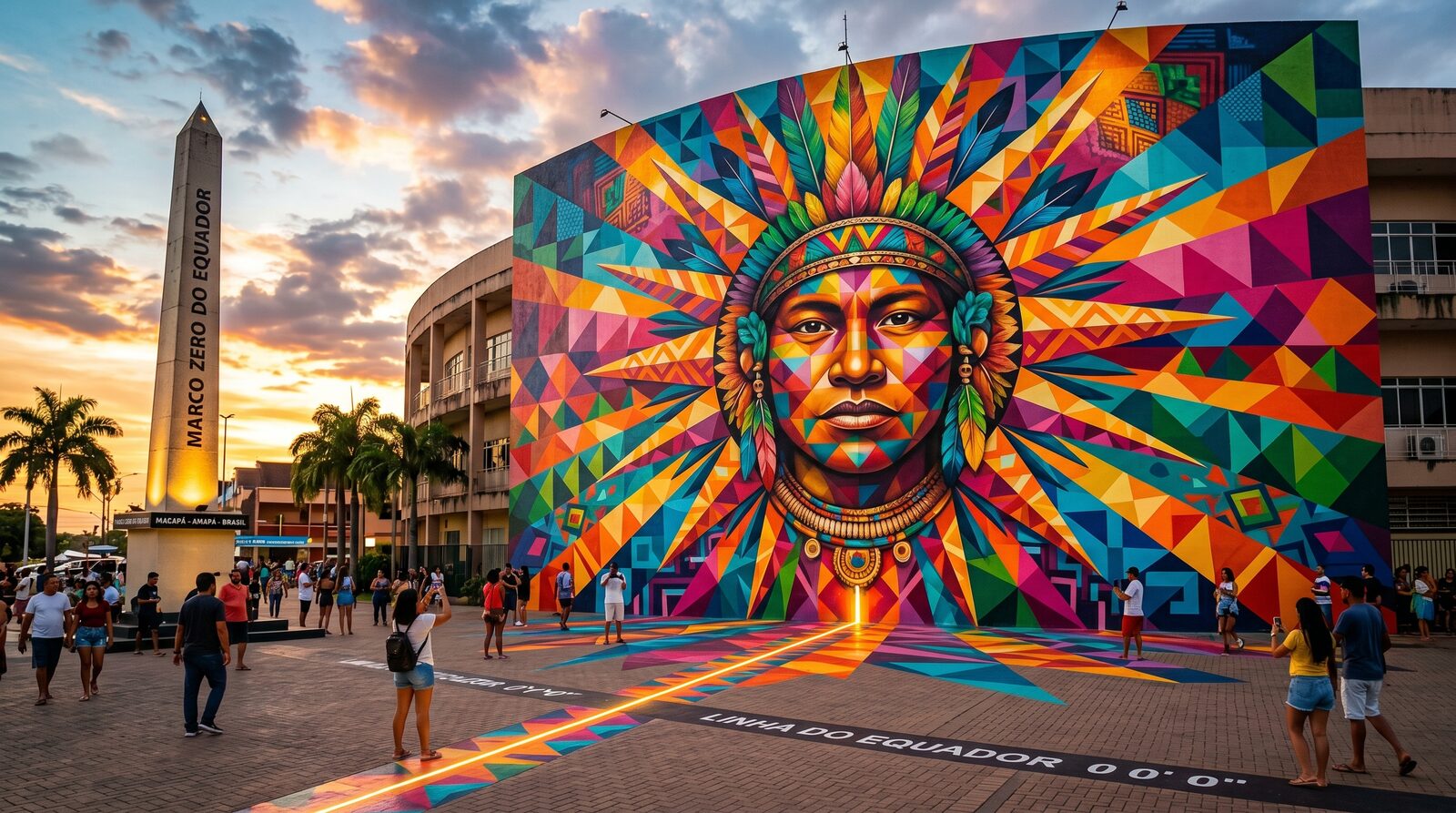 Sol equatorial indígena estilo Kobra