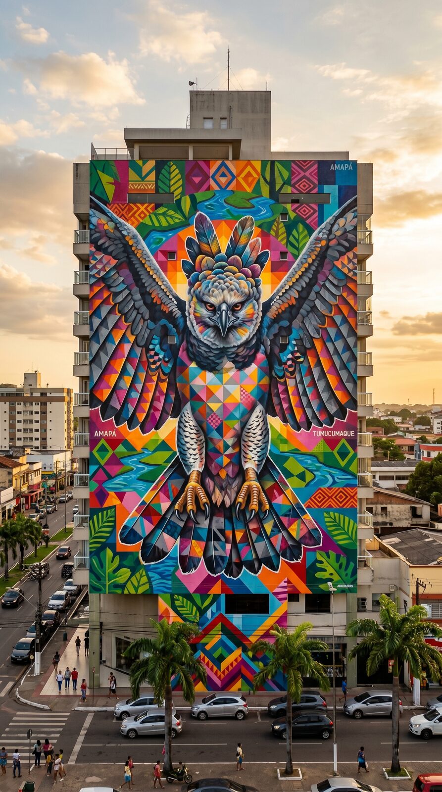 Mural Kobra Harpia - águia amazônica