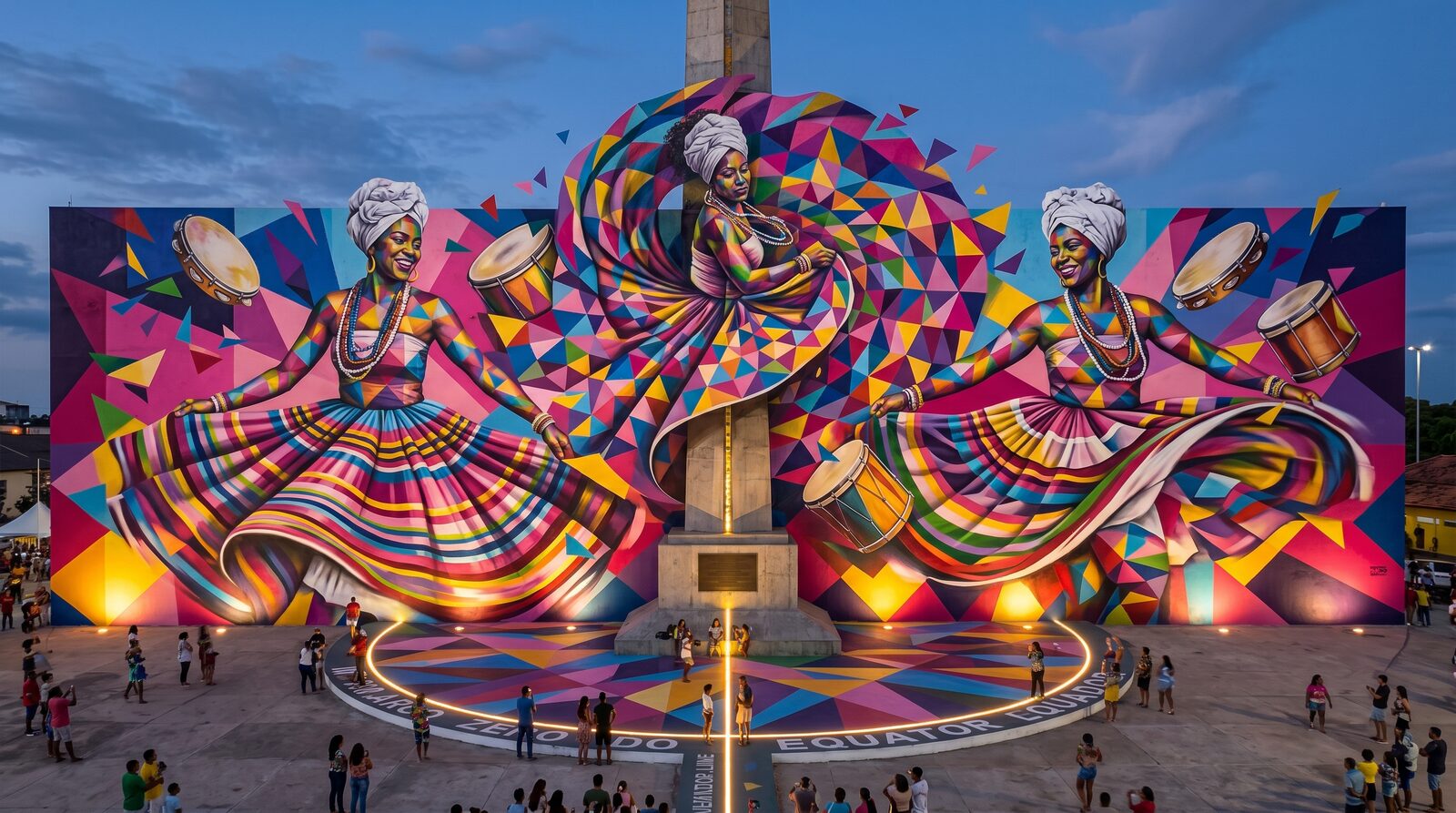 Conceito 4 - O Marabaixo Infinito - dançarinas afro-amapaenses